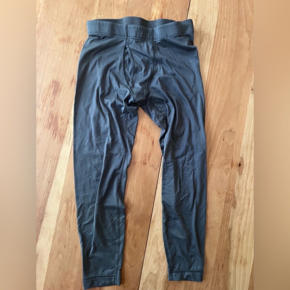 Kids Performance Base Layer Pants in Charcoal Gray